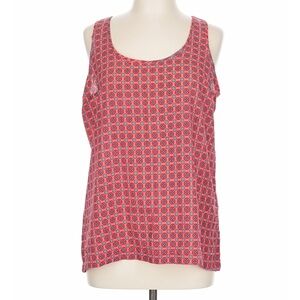 Old Navy Red/pink Patterned Tank Top